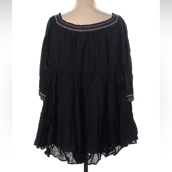 NWT Free People Sunbeams Women's Floral Embroidered Off The Shoulder Mini Dress - Picture 5 of 8